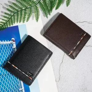 남성 남자 포인트 가죽 중지갑 선물용 슬림 카드 남성지갑 남성반지갑 반지갑 남자반지갑