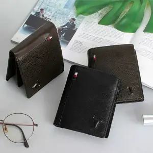 남성 소가죽 중지갑 슬림 30대 남자 직장인 남성지갑 남성중지갑 중지갑 남자중지갑