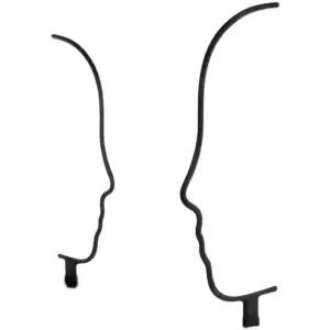 마스크 미술관 LED 카페 램프 페이스 플로어 조명 얼굴