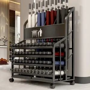 대용량 우산 꽂이 호텔 북유럽 대형 업소용 현관 철제