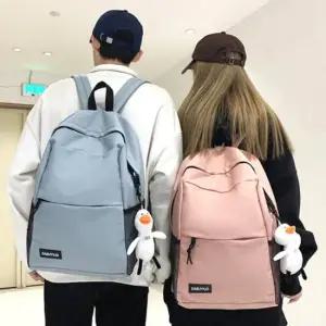 베이직 가벼운 남성 여성 학생 인형 키링 백팩 가방 노트북백팩 학생백팩 남자백팩