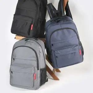 사이드 메쉬 오픈포켓 베이직 디자인 멀티수납형 백팩