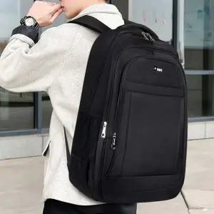 심플 베이직 학생 백팩 블랙 대학생 직장인 데일리백