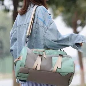 신발수납 백팩 그린 헬스백팩 대학생남자백팩