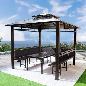 파고라 농막 파빌리온 야외정자 그늘 바베큐장 소형원두막
