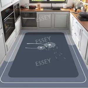 바닥 쿠션매트 노 120cm 대형 인테리어 주방 매트 푹신한 워시