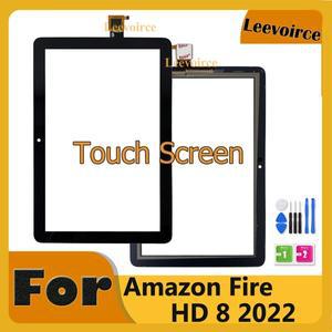 KFRAWI 터치 스크린 디지타이저 유리 패널 교체  아마존 파이어 HD 8  12 세대  인치