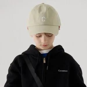 [커버낫 키즈](센텀시티점)컬리지 C로고 면 볼캡(워싱) 라이트 베이지_CK2501CA08IE