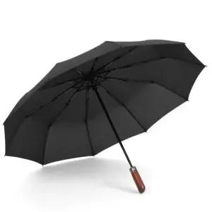 각인 고급 3단 자동우산 원목 우드핸들 접이식 제작