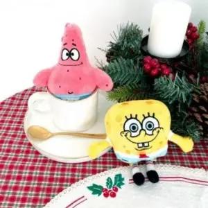 스폰지밥 인기 네모바지 블루 인형 감성 가방고리 키