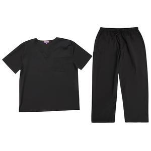 트로피 남성 스크럽 세트 남성용 유니폼 6952-BLACK-XXXL