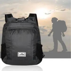 남녀공용 생활방수 포켓 접이식 등산 가방 백팩 4컬러