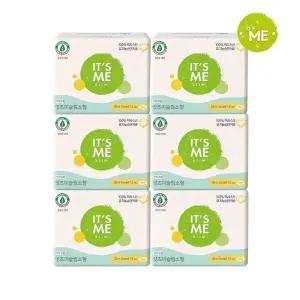 [잇츠미] NEW 슬림 유기농 순면커버 생리대 소형 12P x6개