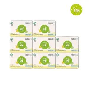 [잇츠미] NEW 슬림 유기농 순면커버 생리대 롱라이너 20P x8개