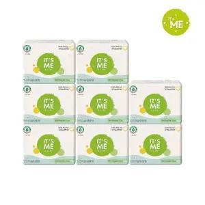 [잇츠미] NEW 슬림 유기농 순면커버 생리대 중형 12P x8개