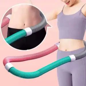 실내 홈트 허리운동 지압 꽈배기 후프 스프링 훌라후프