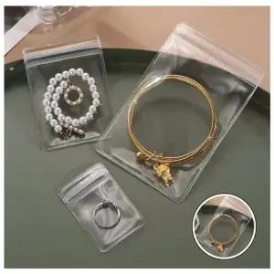 악세서리 보관 지퍼백 투명 수납 대형 8x12cm) 10P 악세서리보관 악세사리보관 귀걸이수납