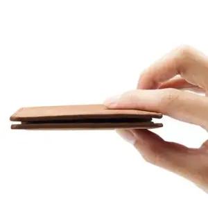 깔끔한 슬림 스웨이드 카드 수납 반지갑 10대남성지갑 10대지갑 남자학생지갑 남학생지갑