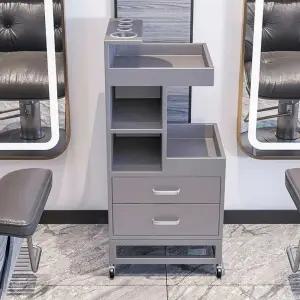 가위 정리대 트롤리 스텐 미용실 헤어 접이식 트레이 츄레이