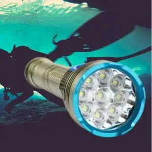 26650배터리 3개 L2 9LED 다이버 LED수중랜턴 풀Set