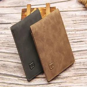 남성지갑 빈티지 클래식 B로고 심플 반지갑 아빠지갑 남성지갑 남자반지갑 중학생지갑