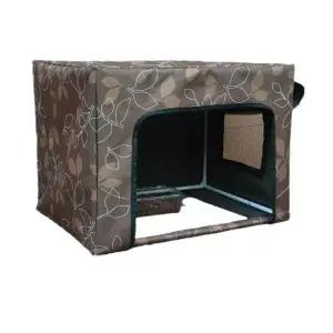 머스코 야외 고양이 사료집 방수 우천 차단 집 쉼터