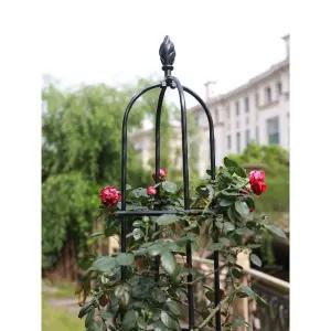 텃밭 울타리 장미 대형 철제 넝굴 화분 오벨리스크