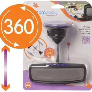 [퍼니메이커]24E 카시트거울 360 회전및 길이조절 F218 드림베이비 안전거울 차량거울 자동차거울