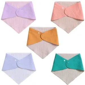 [퍼니메이커]솔리드 아동 스카프빕 204048 순면턱받이 면턱받이 유아스카프 유아턱받이