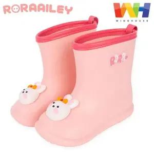[퍼니메이커]앞코 장식 포인트 로라앨리 하트빔 레인부츠 아동신발 장화 아동장화 아동레인부츠