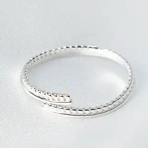 실버 925 백금도금 로프 꼬임 슬림 오핀링 여성 반지 여자실버반지 실버링반지 실버링