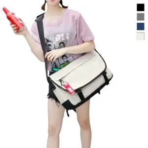 깔끔한 스타일 전자기기 별도 포켓 크로스백 메신저백 메신저백 남성 학생 메신저백