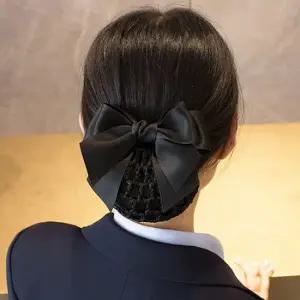 여성 올림머리 리본 헤어망 1P 간호사 승무원 면접 여성머리망 여자머리망 승무원머리망