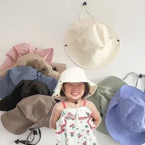 [퍼니메이커]아동 똑딱 챙 벙거지 모자 캠핑 키즈 야외 챙모자 캠퍼 여름