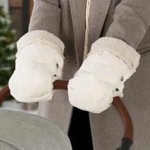 [퍼니메이커]버튼핸드머프 유모차장갑 안전바커버 워머 방한손잡이 유모차핸드머프 유모차워머 유모차손잡