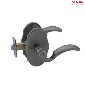 (옵션 선택)9069 BSN 블랙실버 목문 방문손잡이 욕실용 도어용품 ABS도어 방손잡이 문손잡이 잠금장치