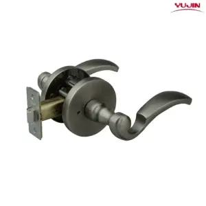 (옵션 선택)8569 BSN 블랙실버 목문 방문손잡이 욕실용 도어용품 ABS도어 방손잡이 문손잡이 잠금장치