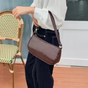 패턴 크로커다일 숄더백 가방 핸드백