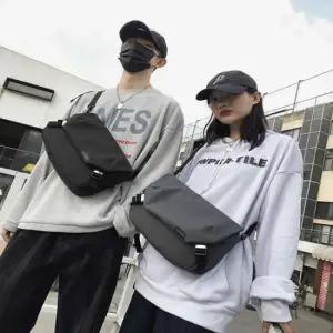 남녀공용 메신저백 시크 모던 크로스백 보조가방 슬링 남자캔버스백 슬링크로스백