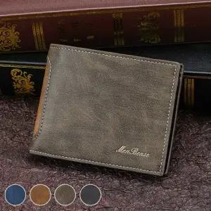 남성 선물 베이직 남자 지갑 클래식 반지갑 반지갑 남성지갑 패션지갑 빈티지지갑