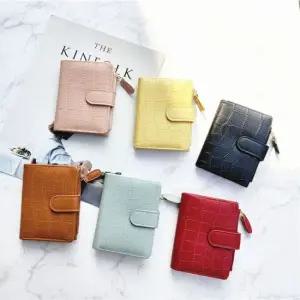 여성 컬러지갑 여자 선물 악어가죽무늬 반지갑 월렛 반지갑 여성반지갑 여자반지갑