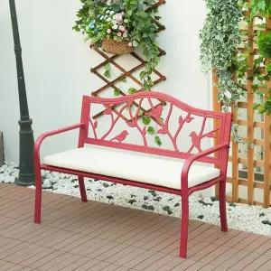 테라스 카페 인테리어 철제 엔틱 정원 의자 벤치