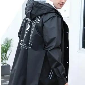 방수 최적화 소재 EVA 날 롱 비 우비 오는 남성 레인코트