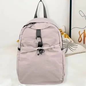 백팩 데일리 캐주얼 수납 가벼운 나일론 스타일