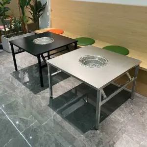 숯불테이블 고깃집테이블 삽겹살 화구 고기집 숯불 고깃집