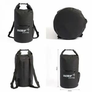 방수가방 트래블 워터 방수백 20L 블랙 드라이백팩
