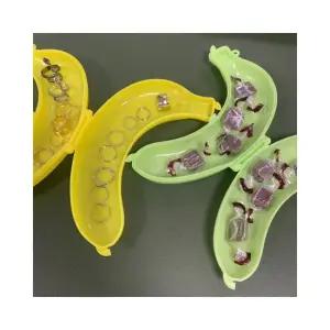 바나나모양 악세서리 보관함 바나나모양 보석함 악세사리보관함 쥬얼리케이스