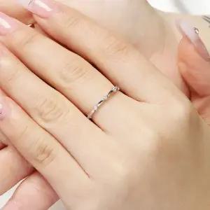 비쥬홀릭 실버925 별빛 큐빅 오픈링 반지 은반지 오픈반지 오픈링 사이즈조절반지