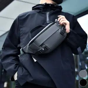 남자 깔끔한 슬링백 여행 보조가방 세컨백 바디백 슬링크로스백