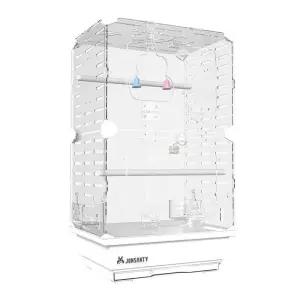 앵무 사육장 투명 케이지 패키지 경량 이동장 대형 조류